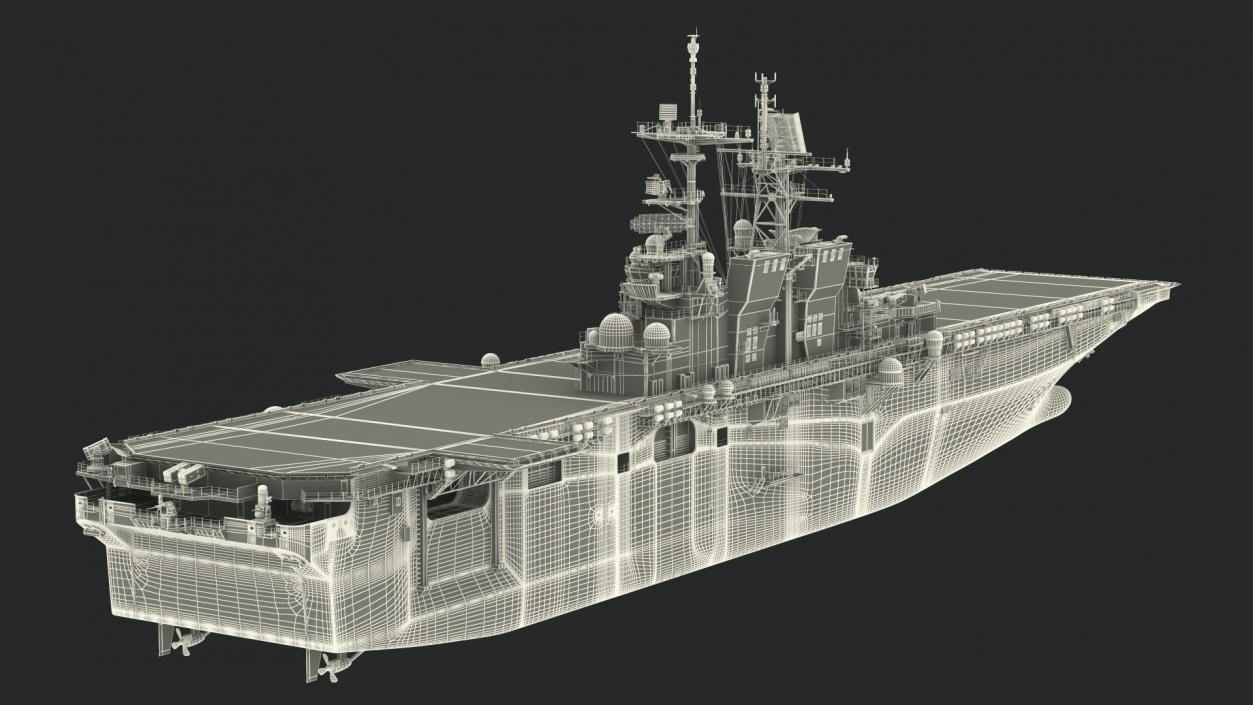 3D US Aircraft Carriers Collection 2 model