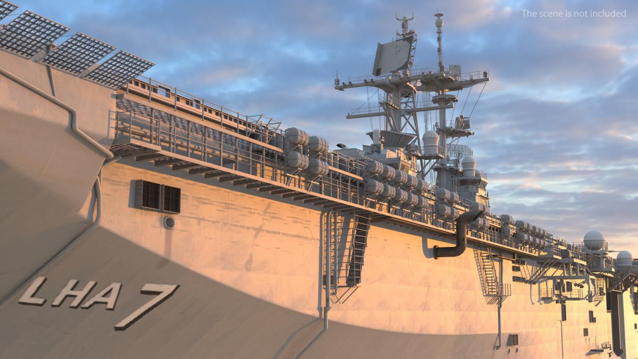 3D US Aircraft Carriers Collection 2 model