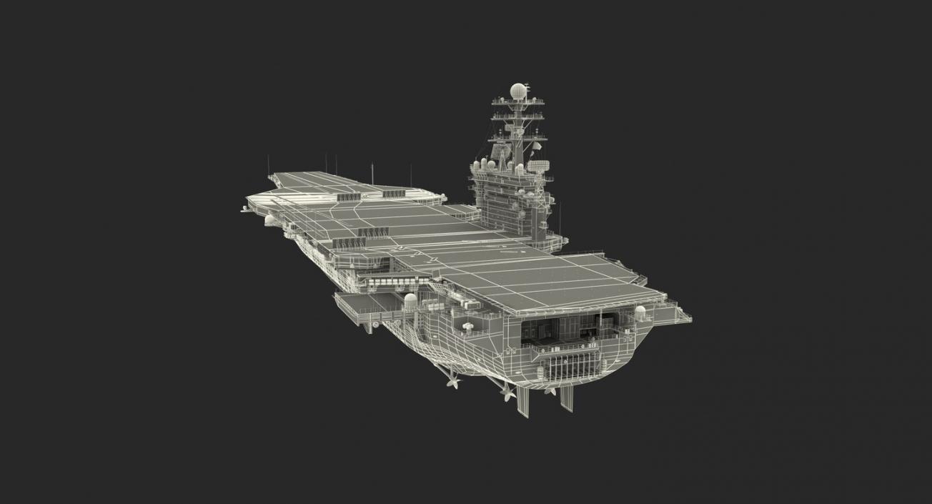 3D US Aircraft Carriers Collection 2 model