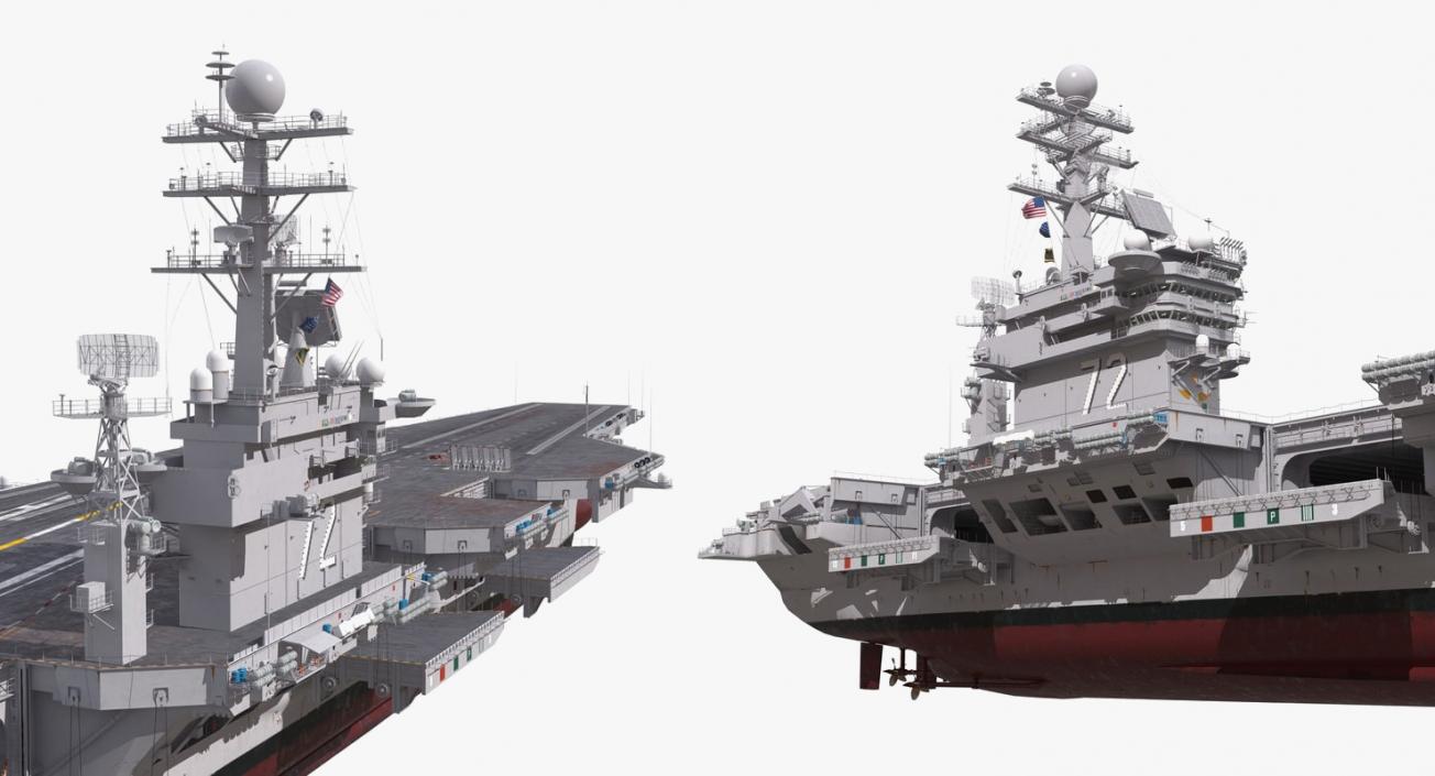 3D US Aircraft Carriers Collection 2 model