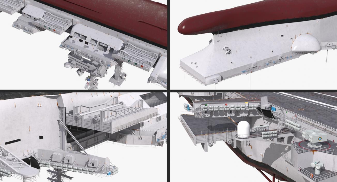 3D US Aircraft Carriers Collection 2 model