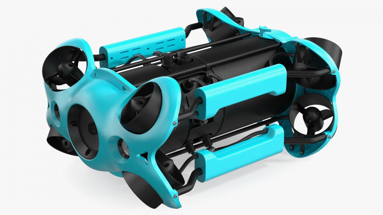 3D Professional Underwater Drone Rigged