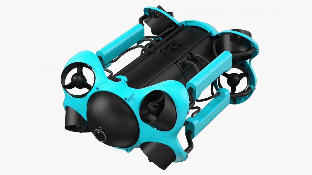 3D Professional Underwater Drone Rigged