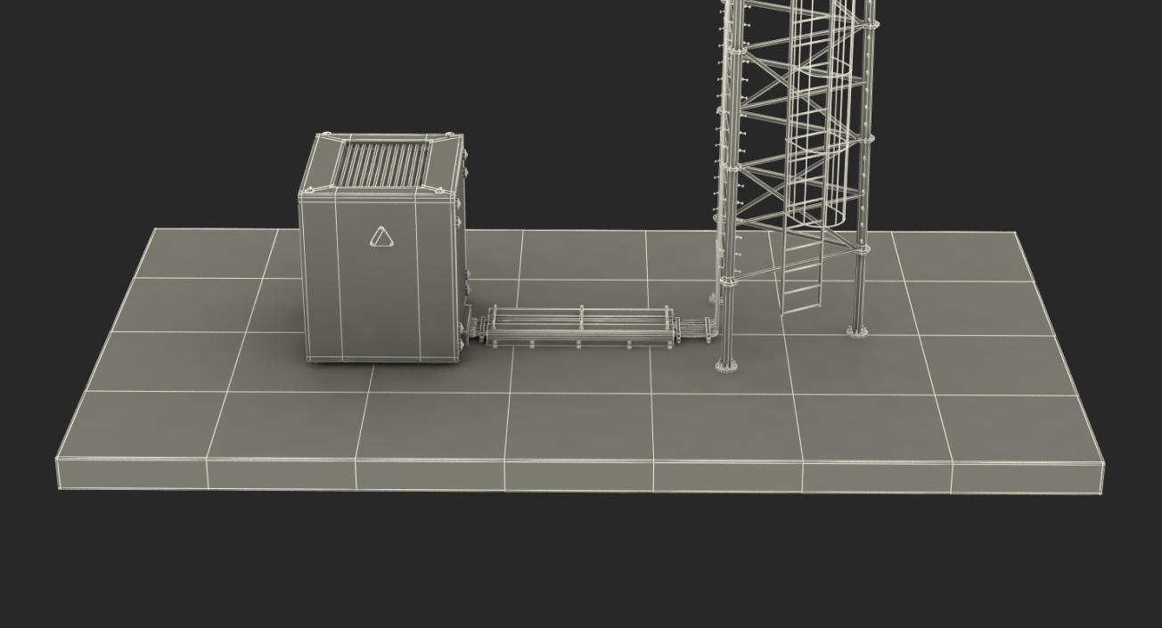 3D Cellular Tower Site 2