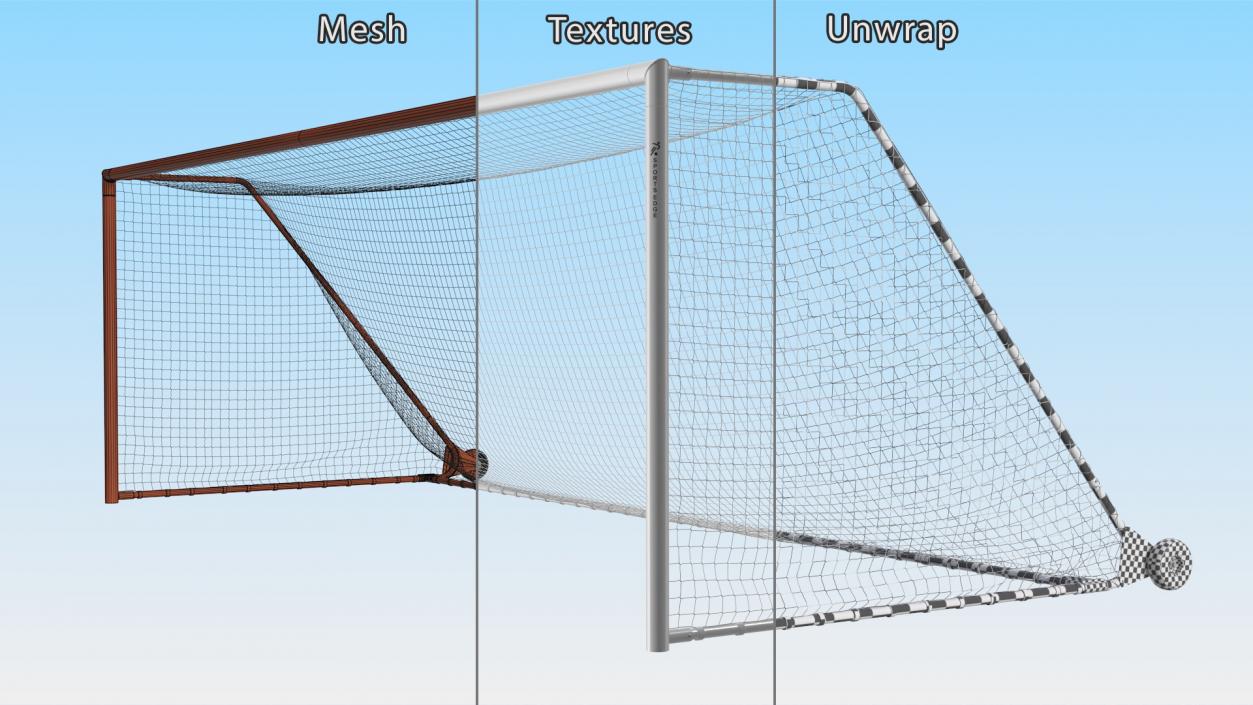 3D model Soccer Goal Net