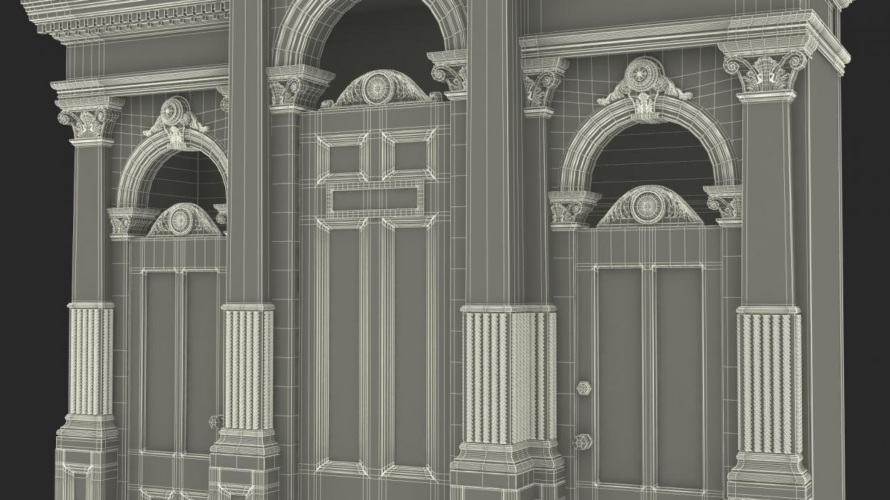 3D Confessional Booth model