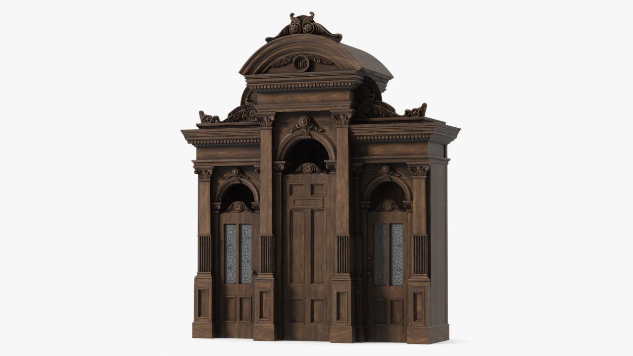 3D Confessional Booth model