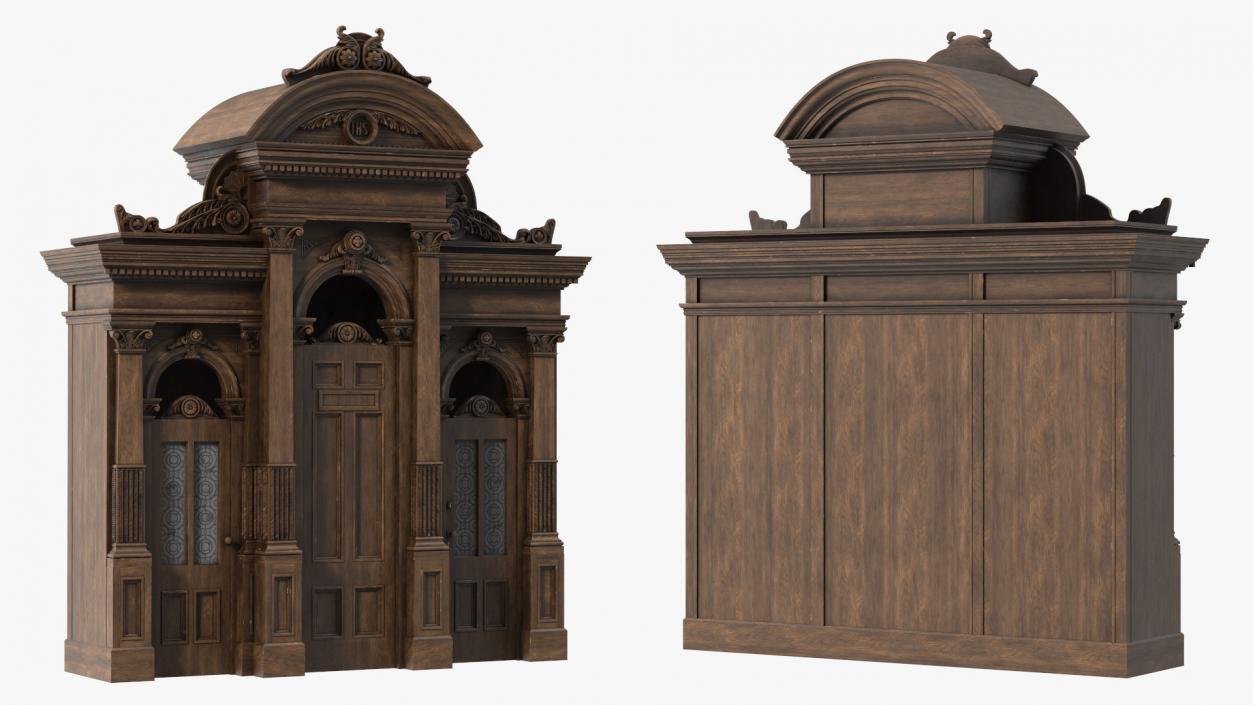 3D Confessional Booth model