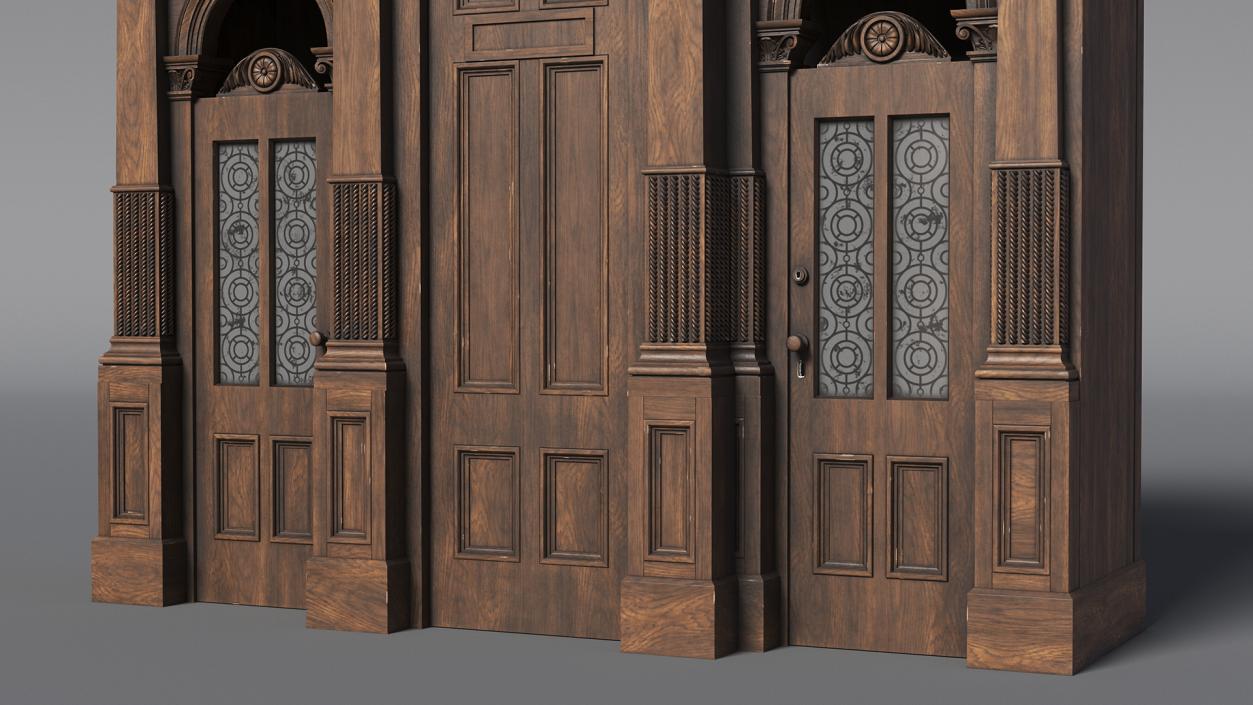 3D Confessional Booth model