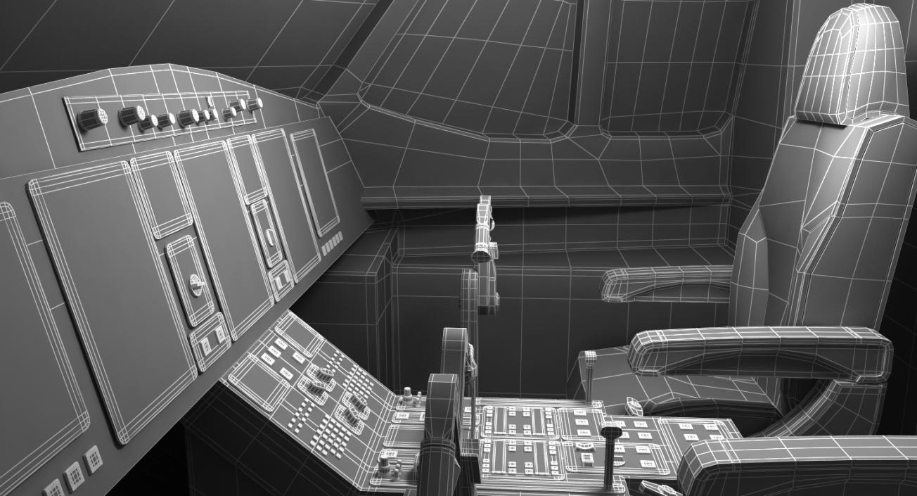 Airbus A321 Lufthansa with Interior Rigged 3D