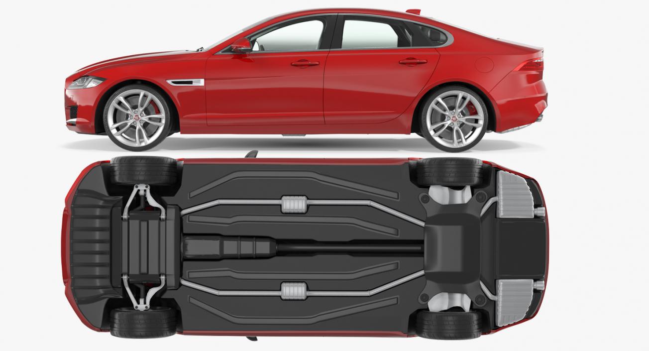 Jaguar XF 3D model