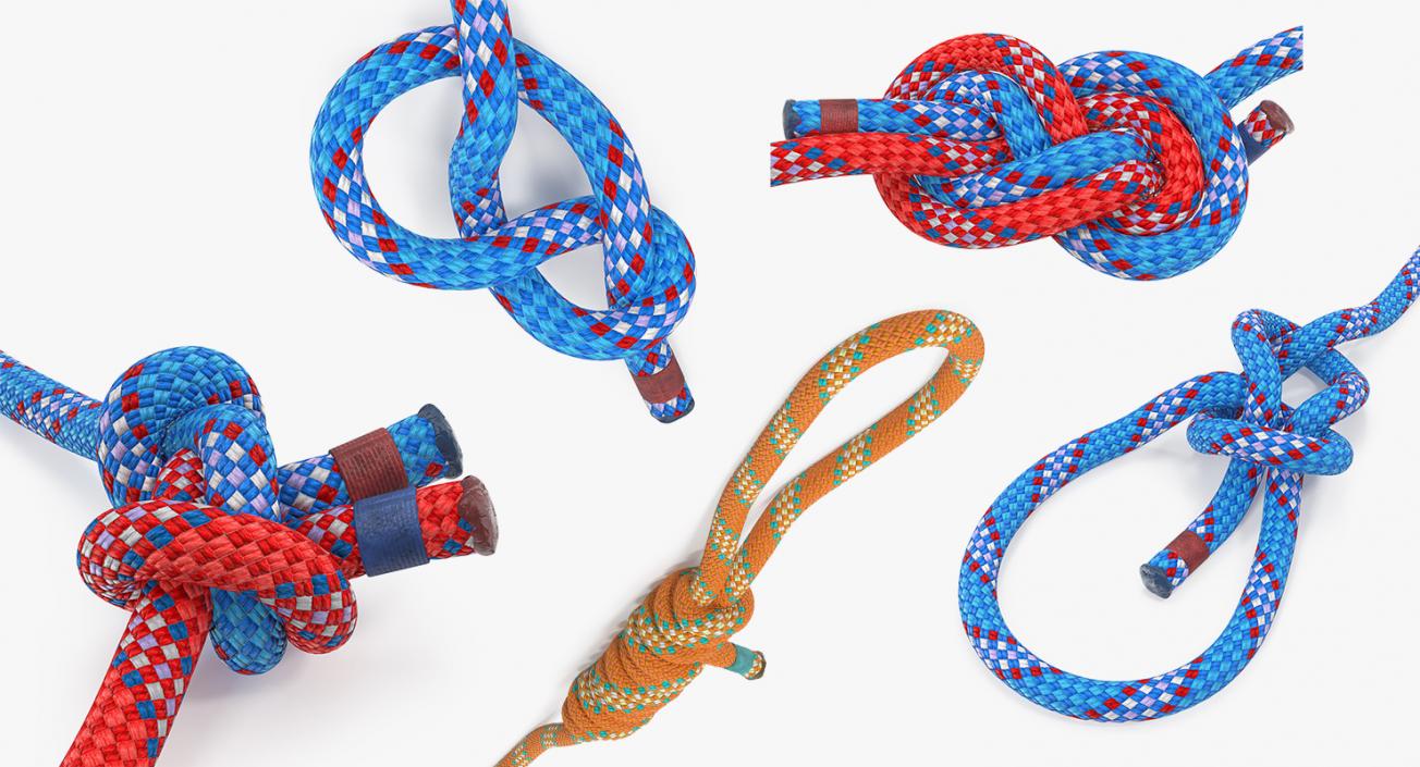 3D Rope Knots Collection 2 model