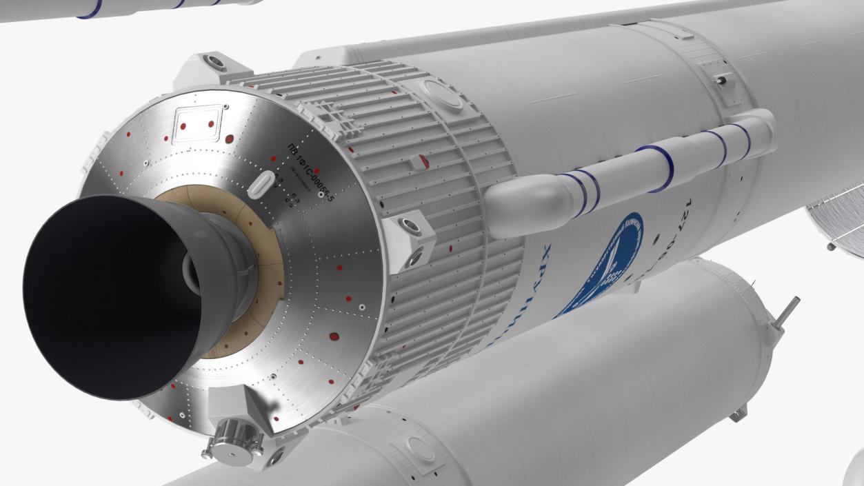 Angara A5 Heavy Lift Rocket System 3D model