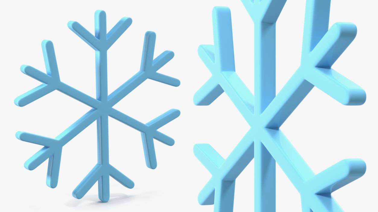 3D model Snowflake Emoji