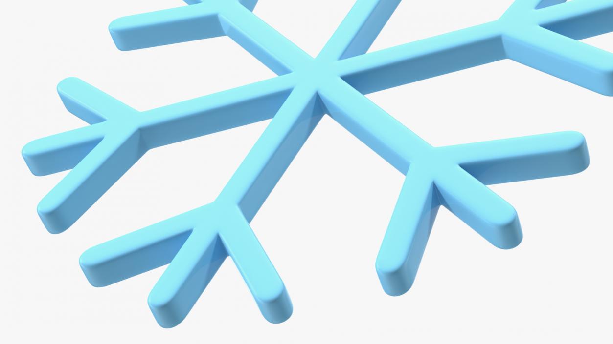 3D model Snowflake Emoji