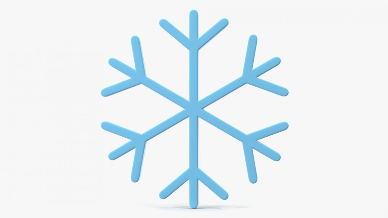 3D model Snowflake Emoji