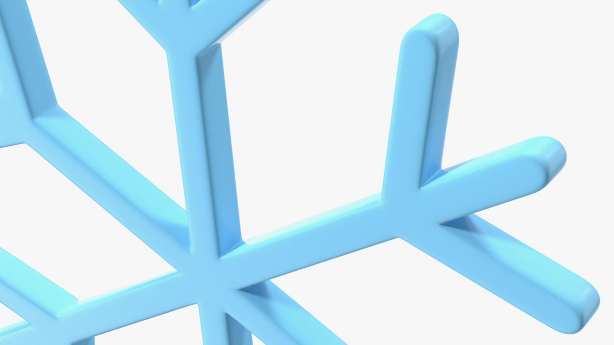 3D model Snowflake Emoji