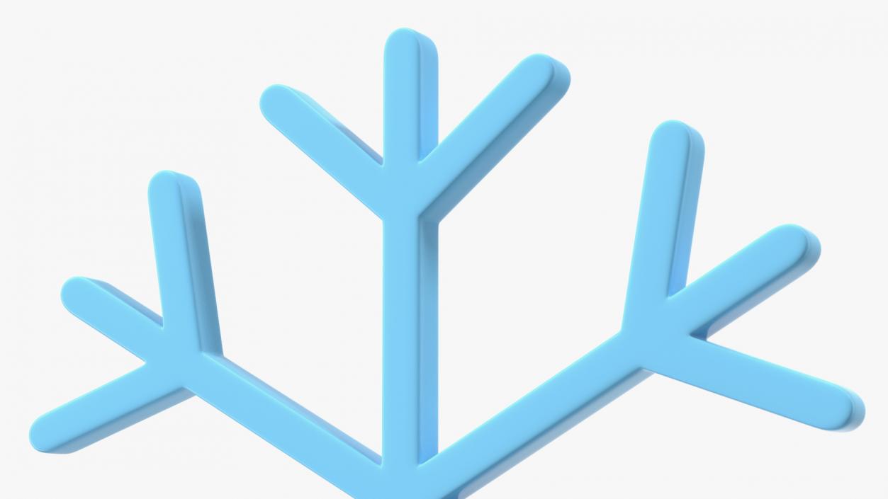 3D model Snowflake Emoji