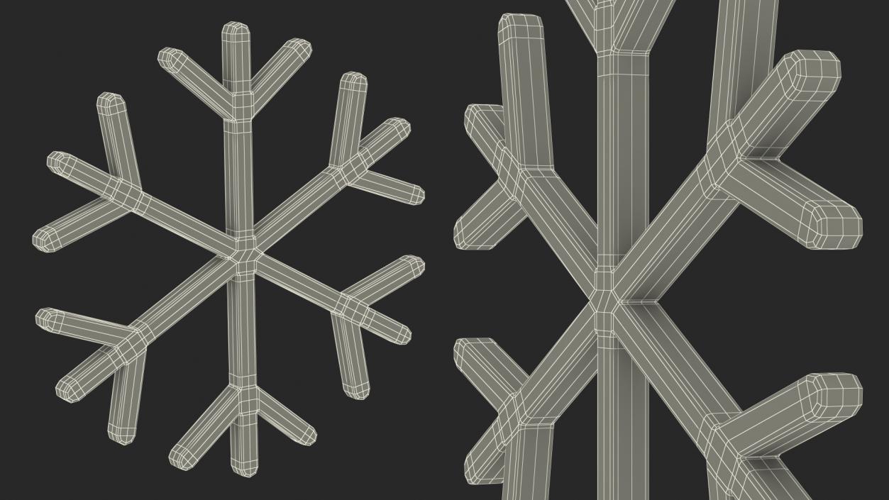 3D model Snowflake Emoji