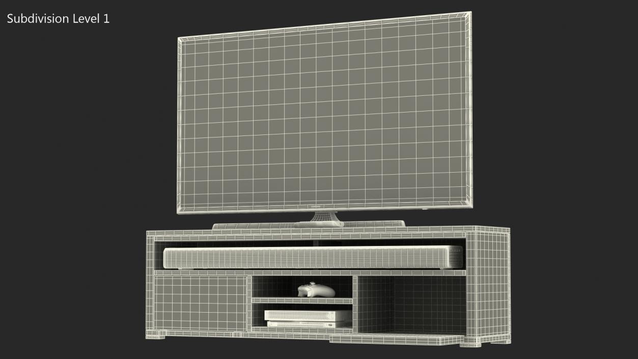 Modern TV Cabinet 3D