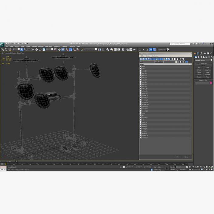 3D model Professional Electric Drum Kit Pyle Pro PED04