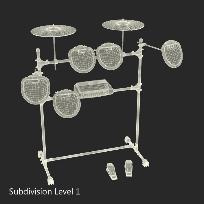 3D model Professional Electric Drum Kit Pyle Pro PED04