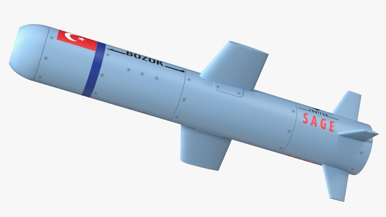 3D Bozok Laser Guided Rocket(1) model