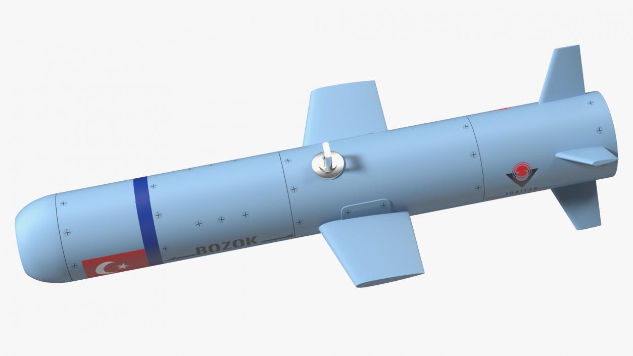 3D Bozok Laser Guided Rocket(1) model