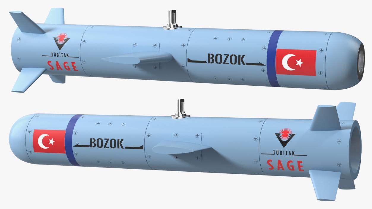 3D Bozok Laser Guided Rocket(1) model