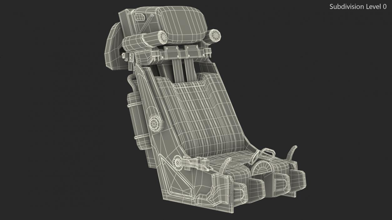 3D Jet Fighter Seat