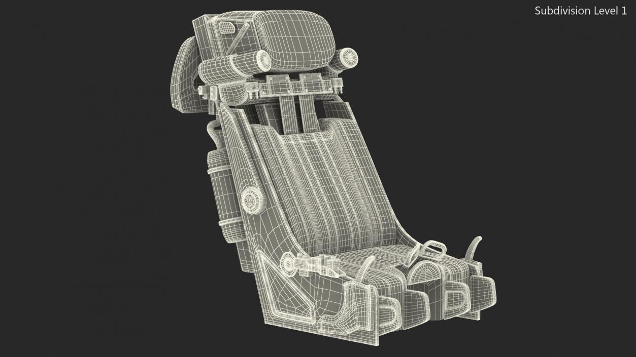 3D Jet Fighter Seat