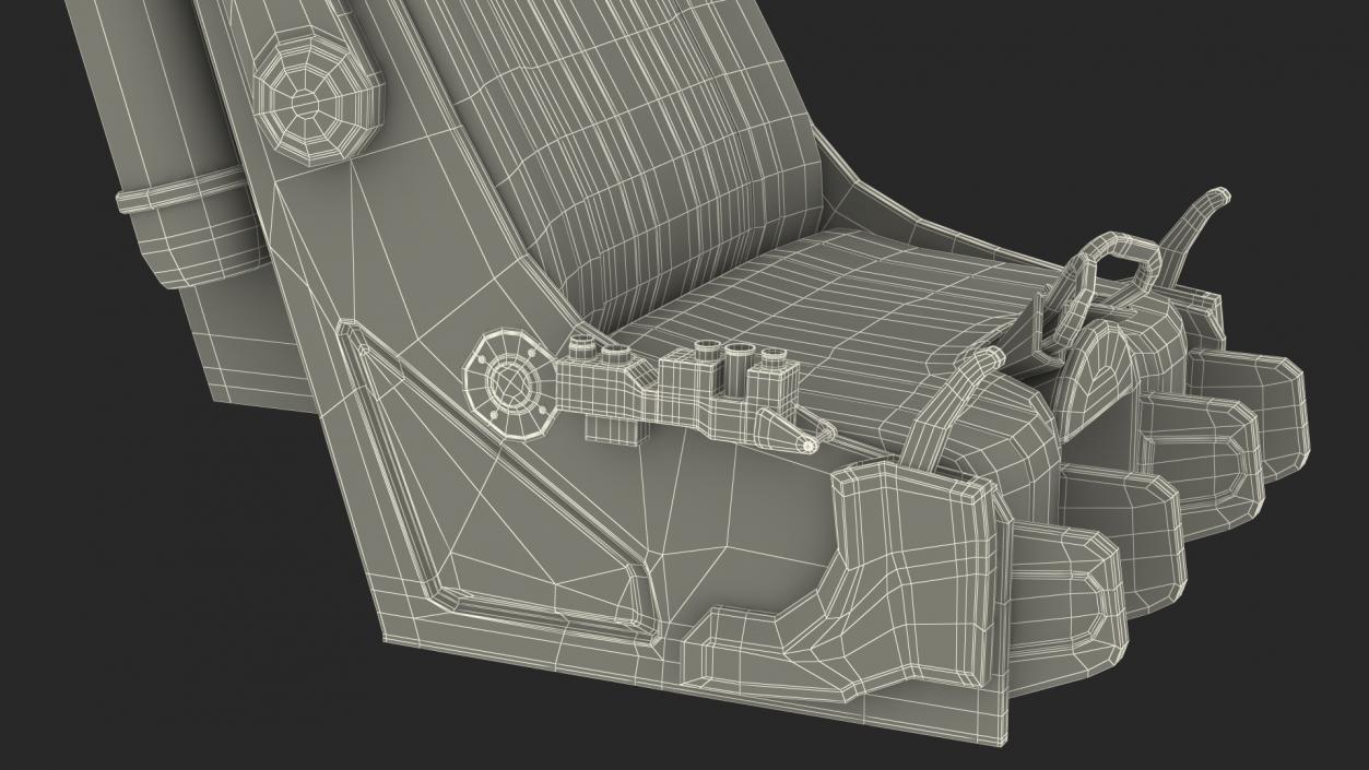 3D Jet Fighter Seat