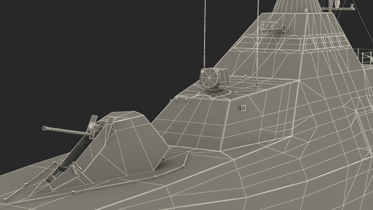 Corvette Visby Class Rigged 3D