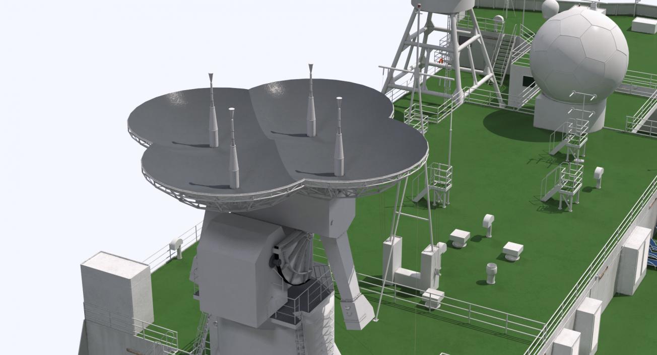 Rocket Launch Command Ship Sea Launch Commander 3D