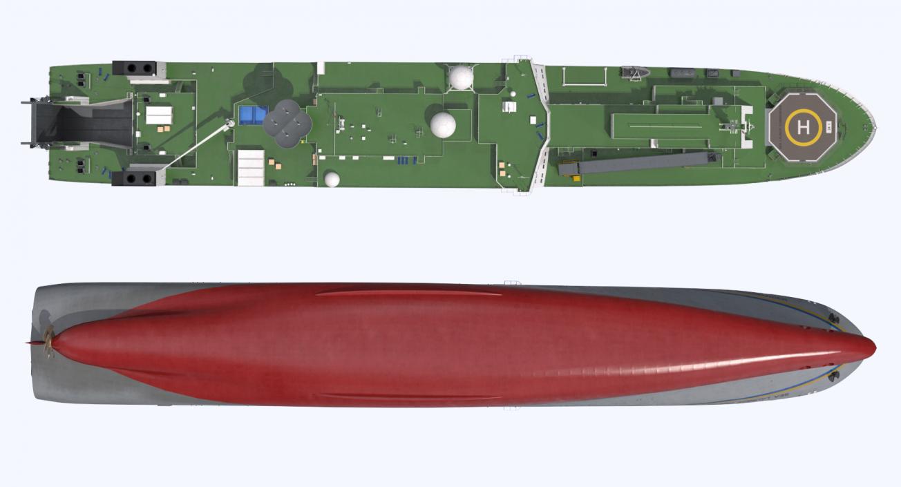 Rocket Launch Command Ship Sea Launch Commander 3D