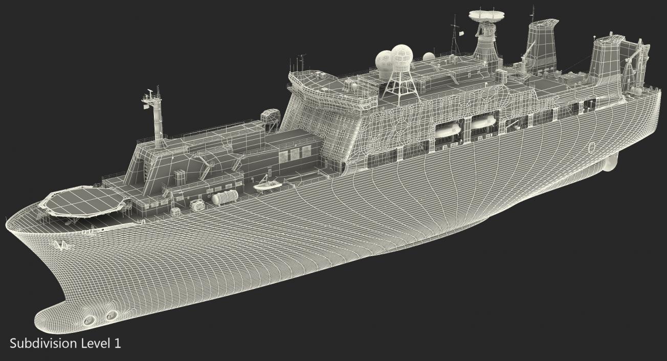 Rocket Launch Command Ship Sea Launch Commander 3D