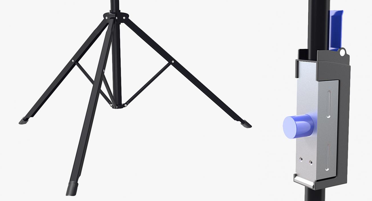 3D Adjustable Tripod Stand model