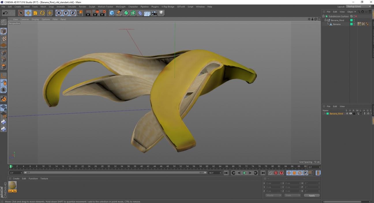 3D Banana Rind