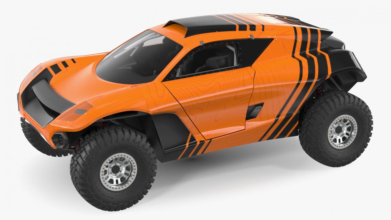 3D Off Road Racing Electric SUV Clean Rigged