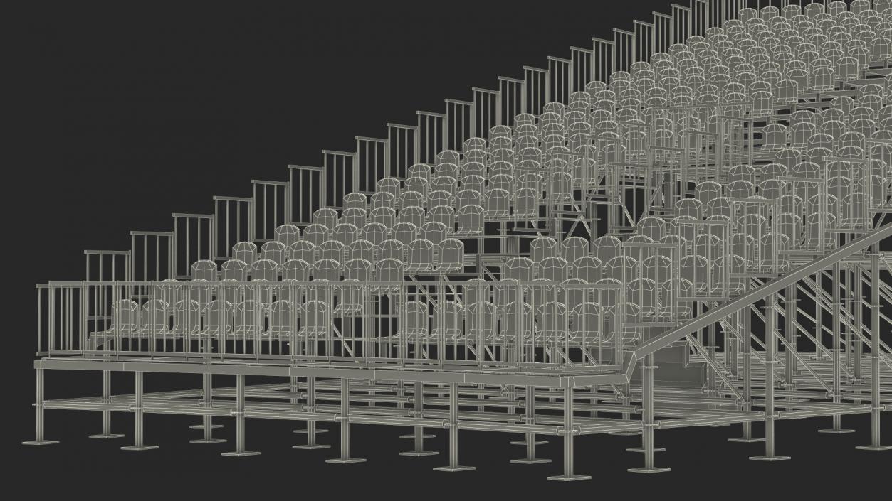 3D Seating Tribunes