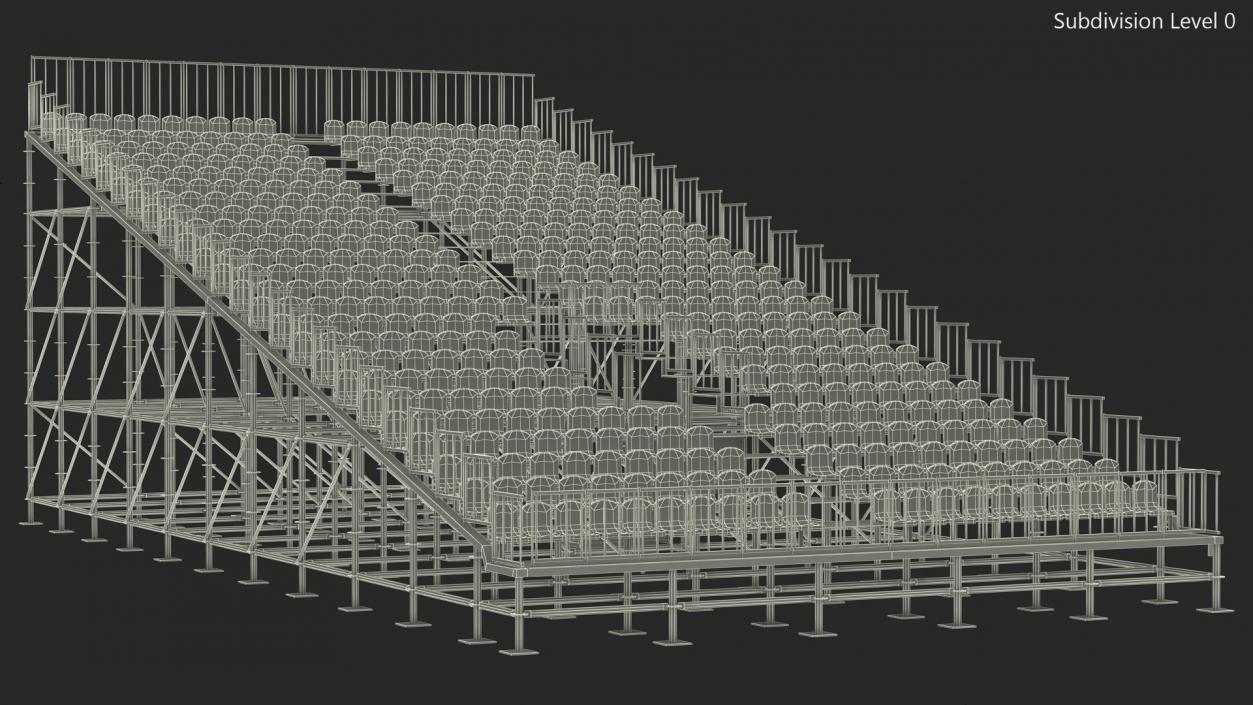 3D Seating Tribunes