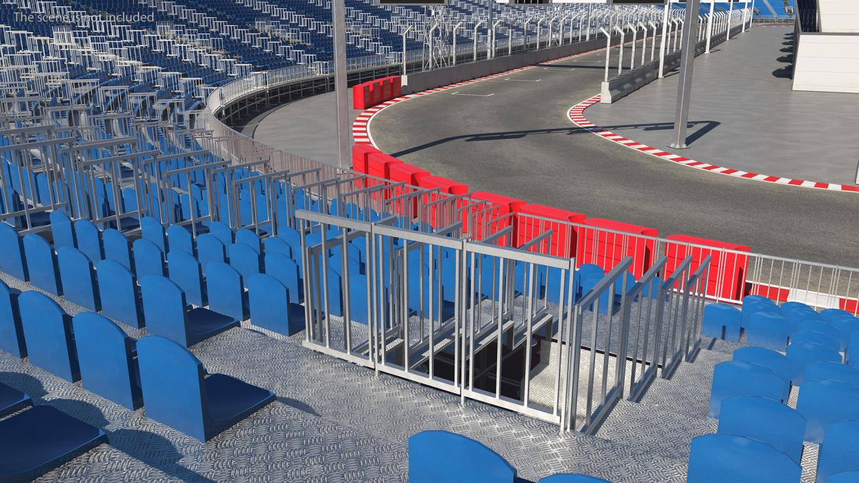 3D Seating Tribunes