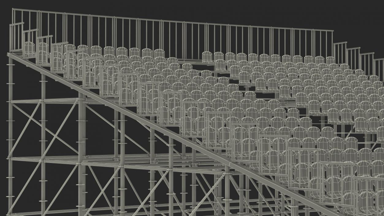 3D Seating Tribunes