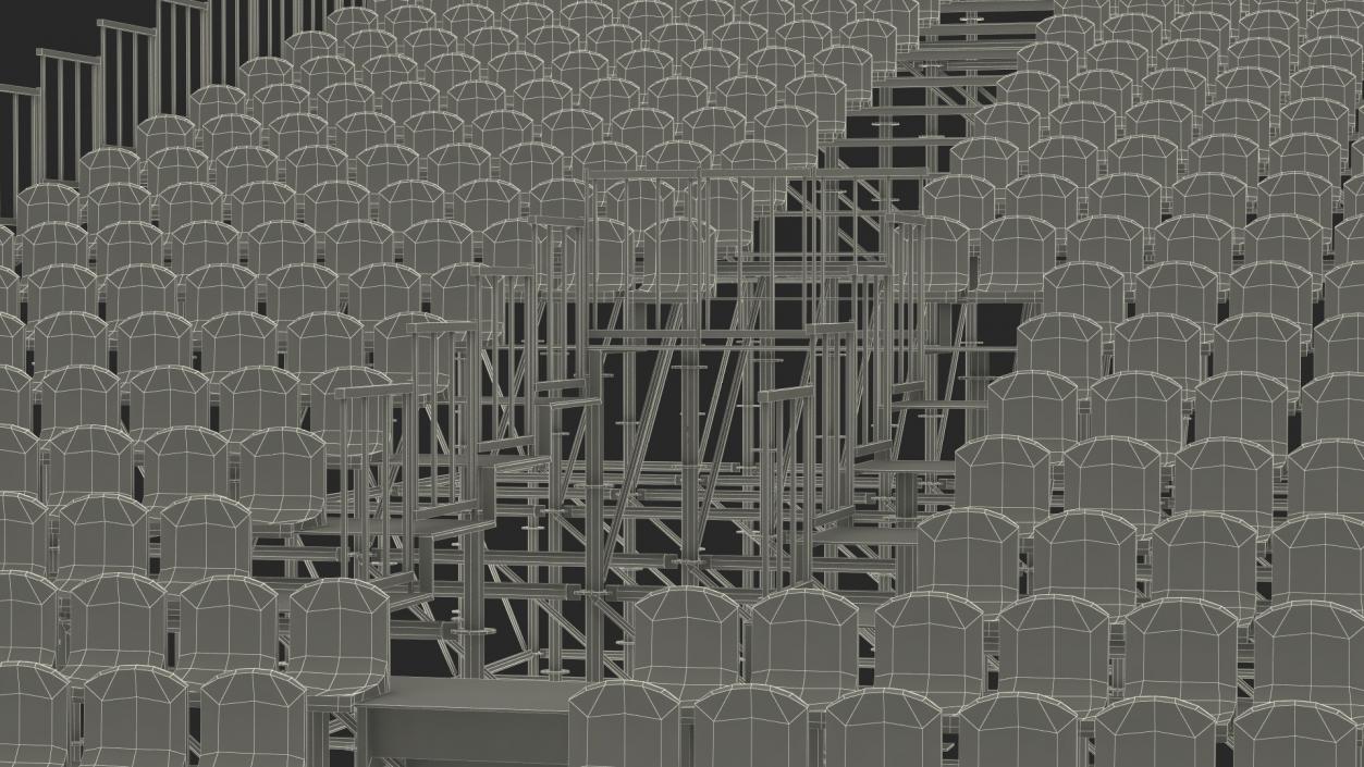 3D Seating Tribunes