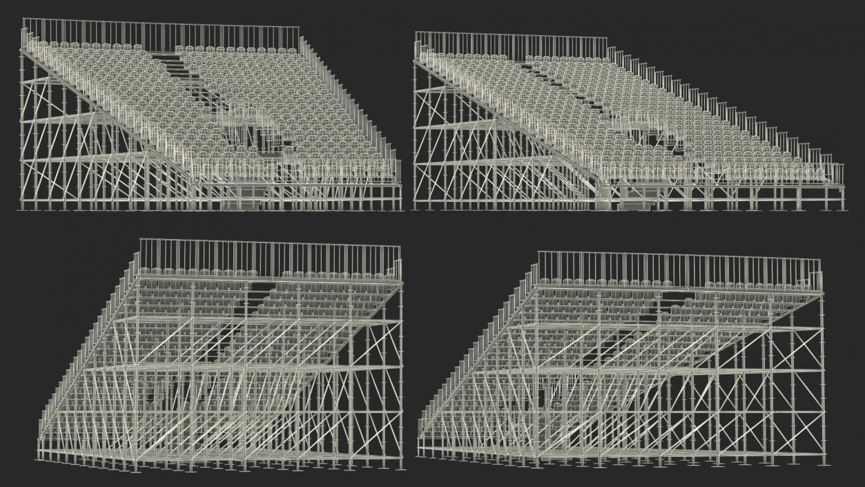 3D Seating Tribunes