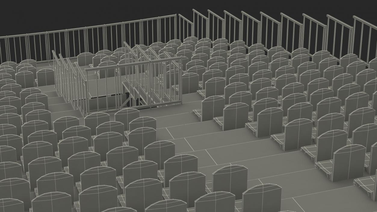 3D Seating Tribunes