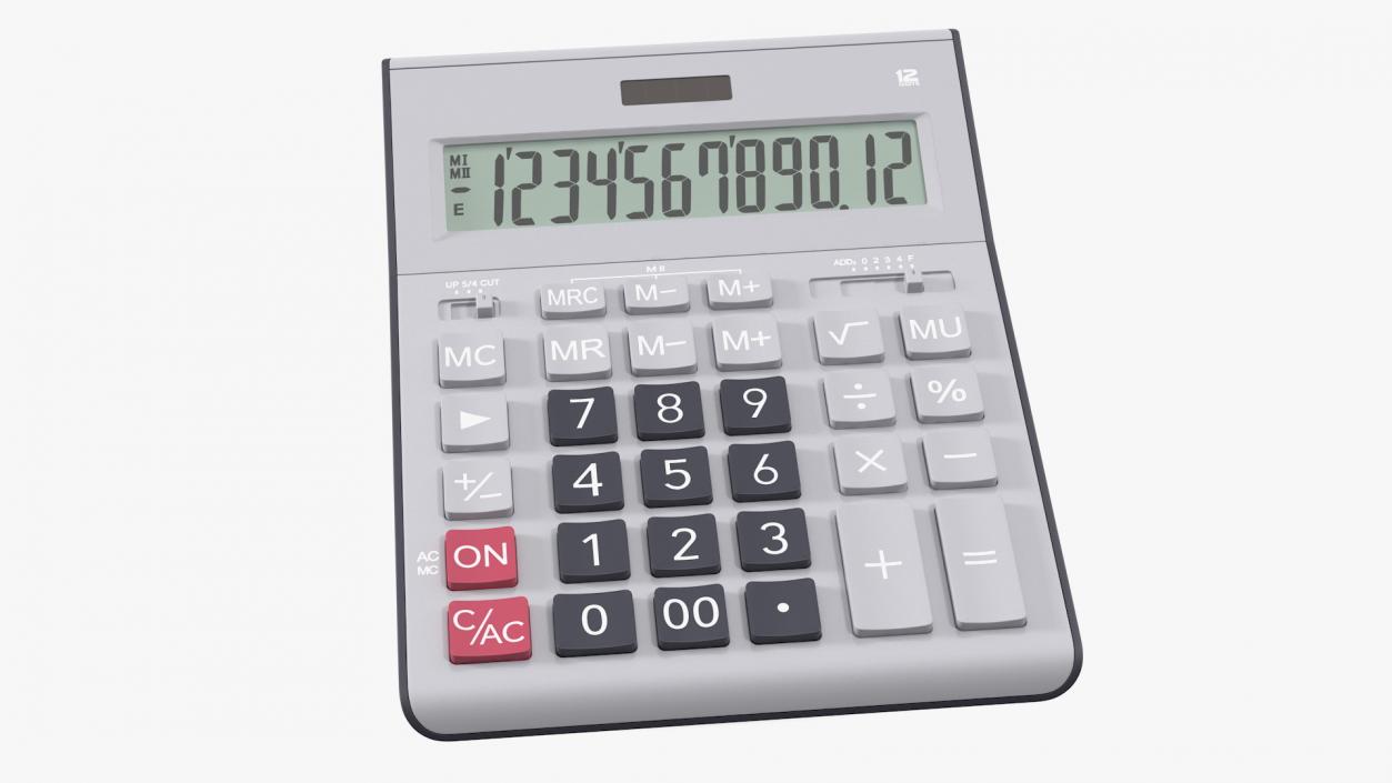 3D Grey Calculator Generic model