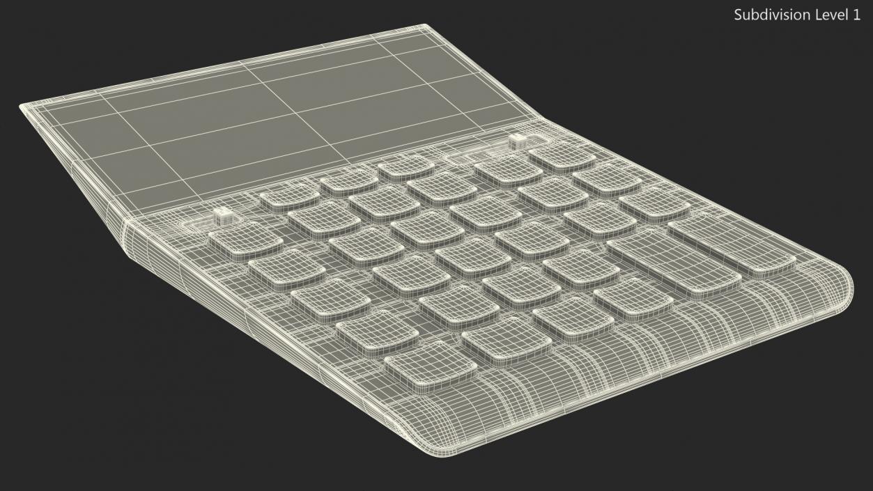 3D Grey Calculator Generic model