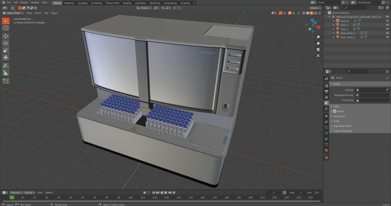 3D Molecular Diagnostics Automatic Stool Analyzer 2 model