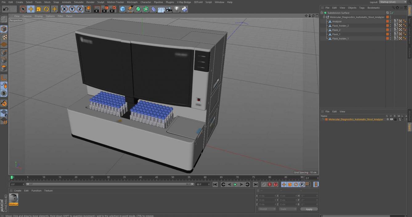 3D Molecular Diagnostics Automatic Stool Analyzer 2 model